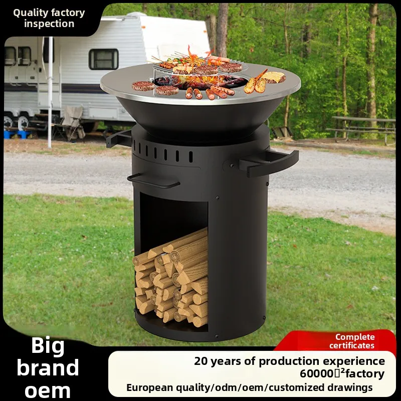 European-style courtyard fireplace heating barbecue stove vertical wood-burning stove multifunctional heater garden fireplace
European-style courtyard fireplace heating barbecue stove vertical wood-burning stove multifunctional heater garden fireplace
