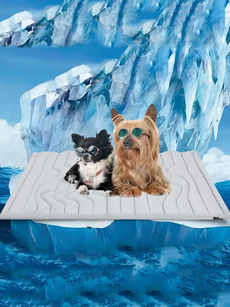 Summer Dog Cat Cooling Pad Sleep Pad Heatstroke Prevention Cooling Pet Dual-use Pad Polyester Comfortable Pet Bedding Supplies
Summer Dog Cat Cooling Pad Sleep Pad Heatstroke Prevention Cooling Pet Dual-use Pad Polyester Comfortable Pet Bedding Supplies