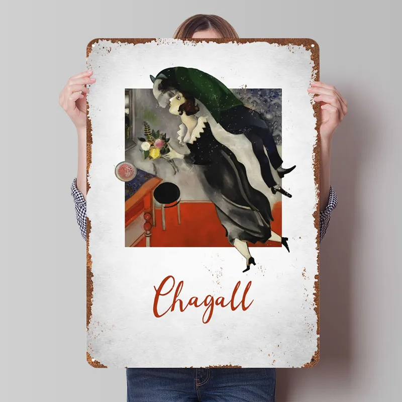Marc Chagall Poster Painters Metal Signs Decoration At Home Decorations Customized Tin Plates for Wall Art Decoration Retro Room
Marc Chagall Poster Painters Metal Signs Decoration At Home Decorations Customized Tin Plates for Wall Art Decoration Retro Room