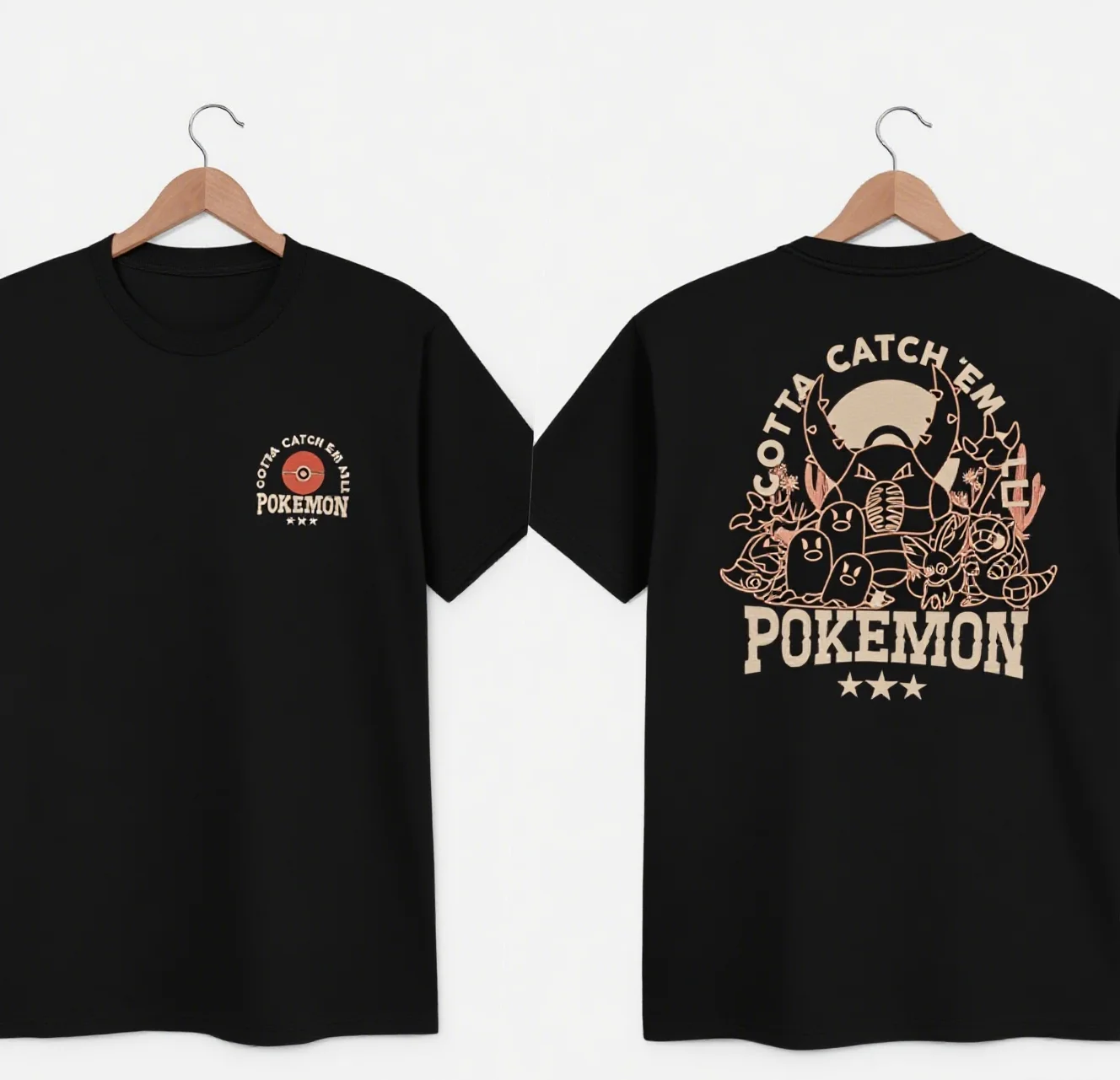 Pokémon Classic Crew Cotton Tee Front Logo Back Gotta Catch ‘Em All Art High - Quality Cotton Fabric Print New Arrival Tee S-4XL
Pokémon Classic Crew Cotton Tee Front Logo Back Gotta Catch ‘Em All Art High - Quality Cotton Fabric Print New Arrival Tee S-4XL