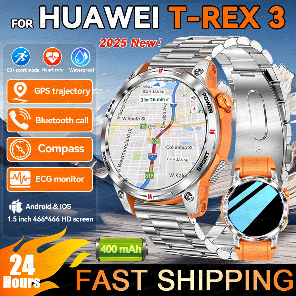 Для HUAWEI T-REX 3 GPS Смарт-часы Мужчины 1,5 "HD AMOLED Экран 100 + спортивные режимы Компас Здоровье Голосовой вызов Водонепроницаемые умные часы
Для HUAWEI T-REX 3 GPS Смарт-часы Мужчины 1,5 "HD AMOLED Экран 100 + спортивные режимы Компас Здоровье Голосовой вызов Водонепроницаемые умные часы