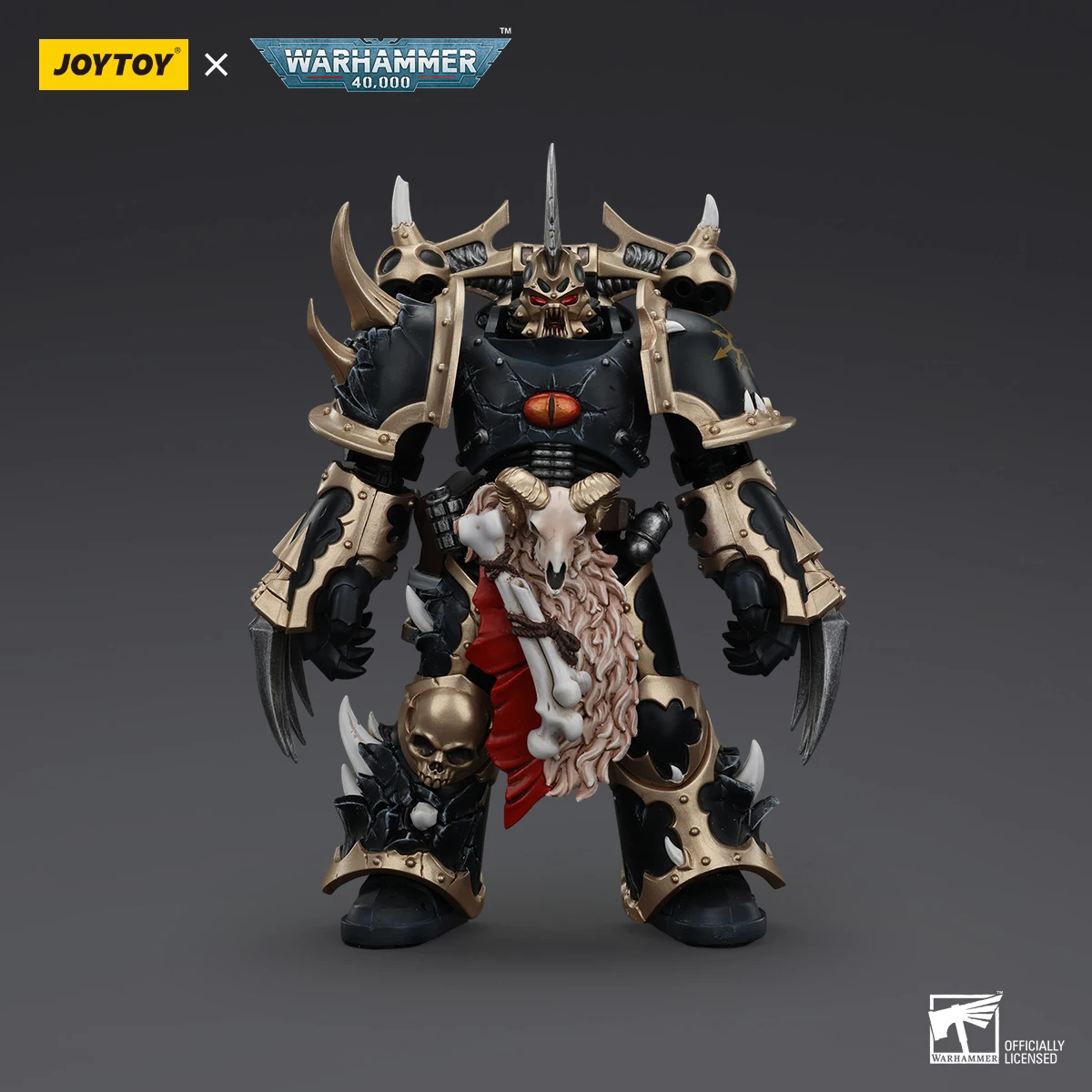 JOYTOY Warhammer 40K Chaos Space Marines Black Legion Chosen With Lightning Claws Action Figures Collection Original Decoration
JOYTOY Warhammer 40K Chaos Space Marines Black Legion Chosen With Lightning Claws Action Figures Collection Original Decoration