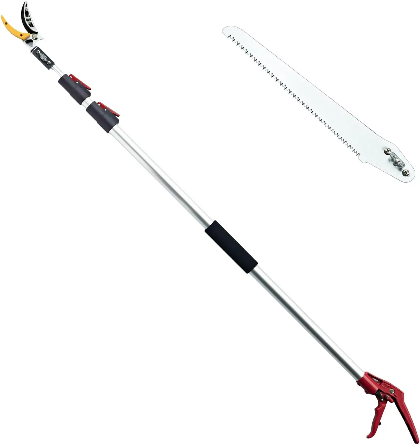 4.6-10 Ft Tree Trimmers Long Handle Pruner With Long Reach Pole Saw, Extendable Tree Pruner Cut And Hold Pruning Trimmer,
4.6-10 Ft Tree Trimmers Long Handle Pruner With Long Reach Pole Saw, Extendable Tree Pruner Cut And Hold Pruning Trimmer,