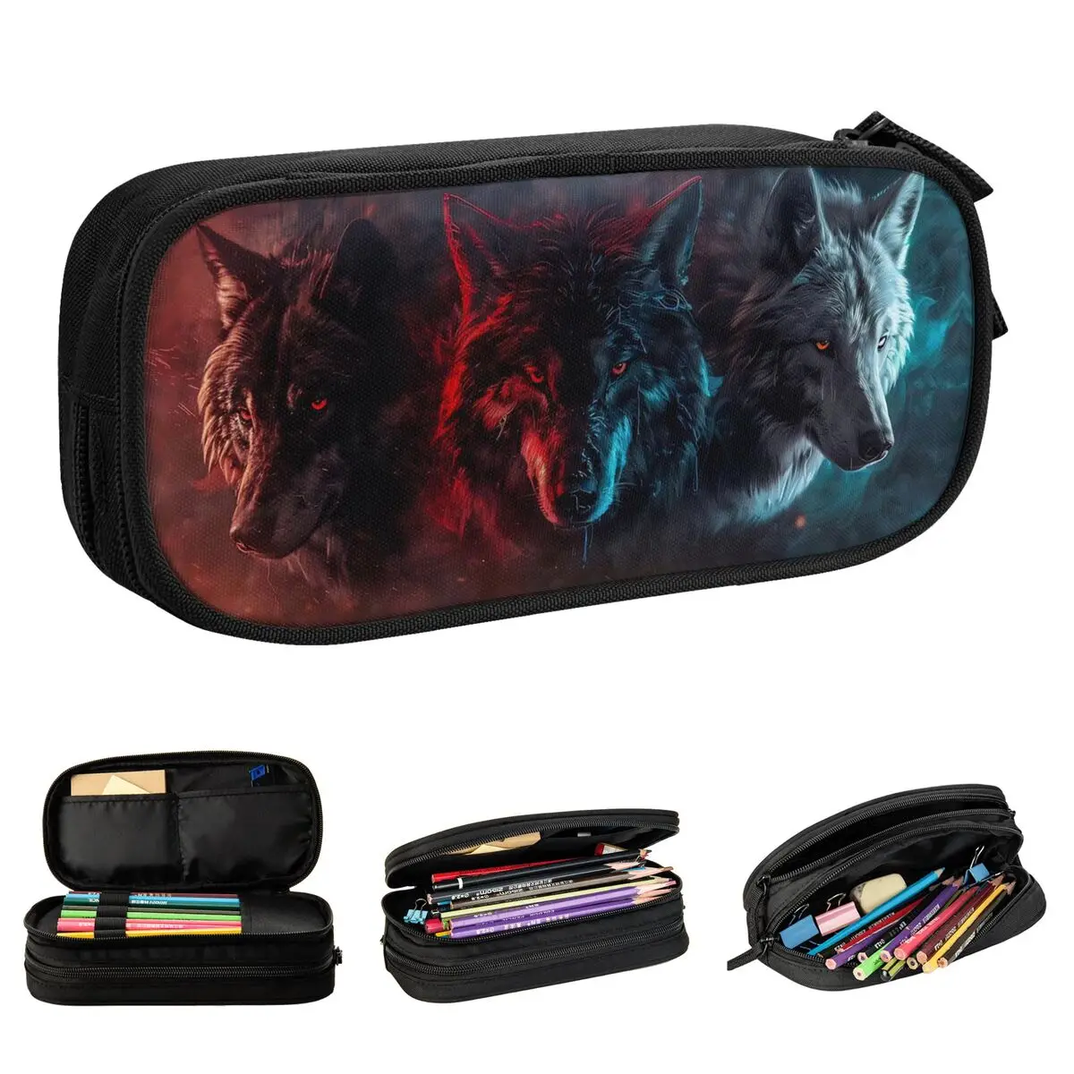 Fierce Wolf Warrior Pencil Case Pencil Pouch Pen for Student Large Storage Bag School Supplies Zipper Stationery
Fierce Wolf Warrior Pencil Case Pencil Pouch Pen for Student Large Storage Bag School Supplies Zipper Stationery