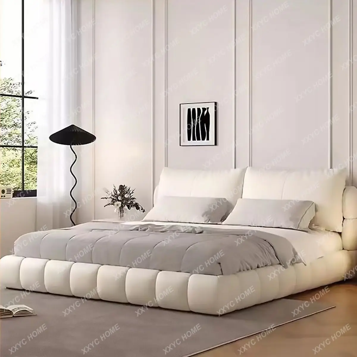 Lwind new bed first layer cowhide soft bag bed puff bed atmosphere master bedroom double
Lwind new bed first layer cowhide soft bag bed puff bed atmosphere master bedroom double