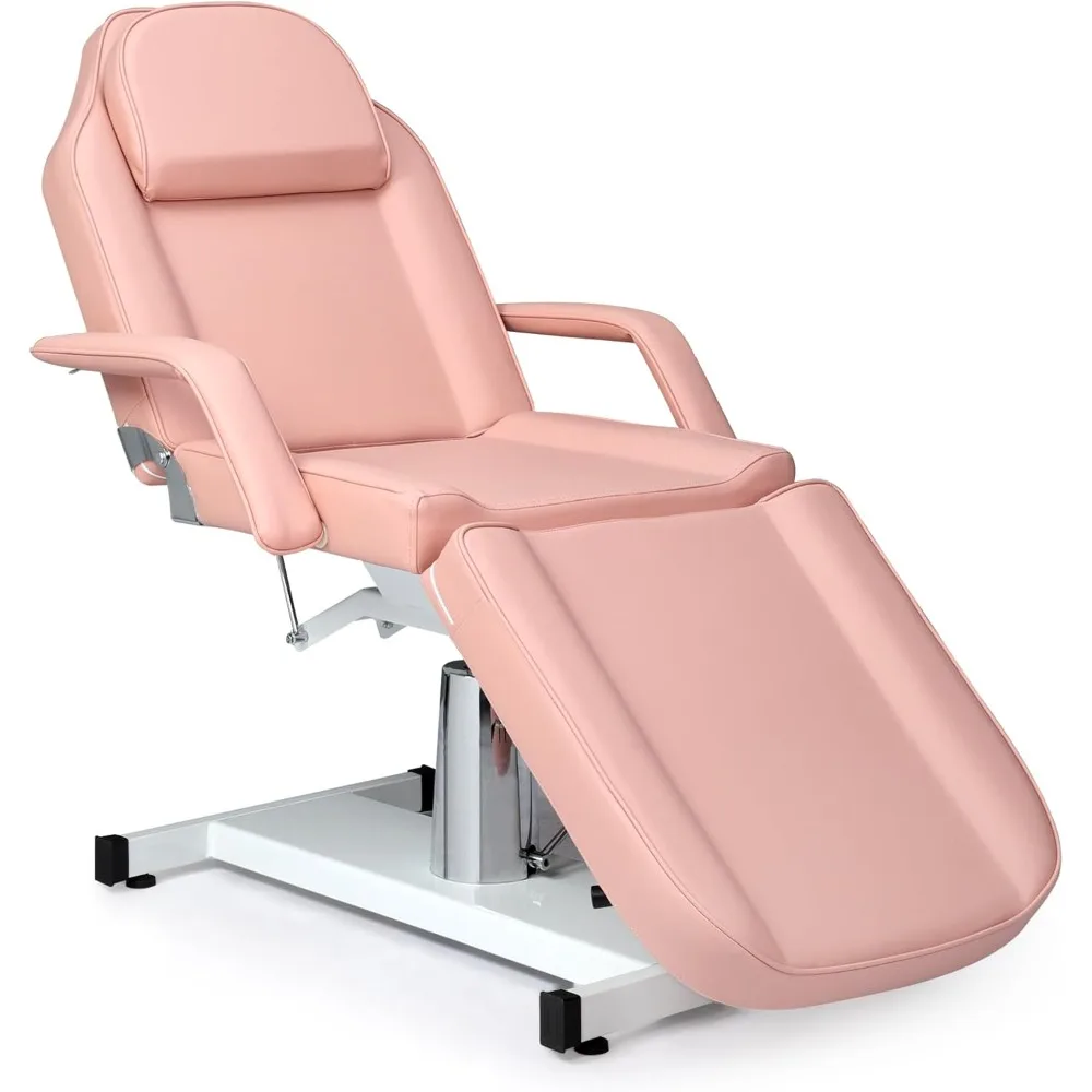 Hydraulic Facial Bed Massage Table, Multi-Purpose 3-Section Tattoo Chair Esthetician Bed, Adjustable Beauty Salon Spa Equipment
Hydraulic Facial Bed Massage Table, Multi-Purpose 3-Section Tattoo Chair Esthetician Bed, Adjustable Beauty Salon Spa Equipment