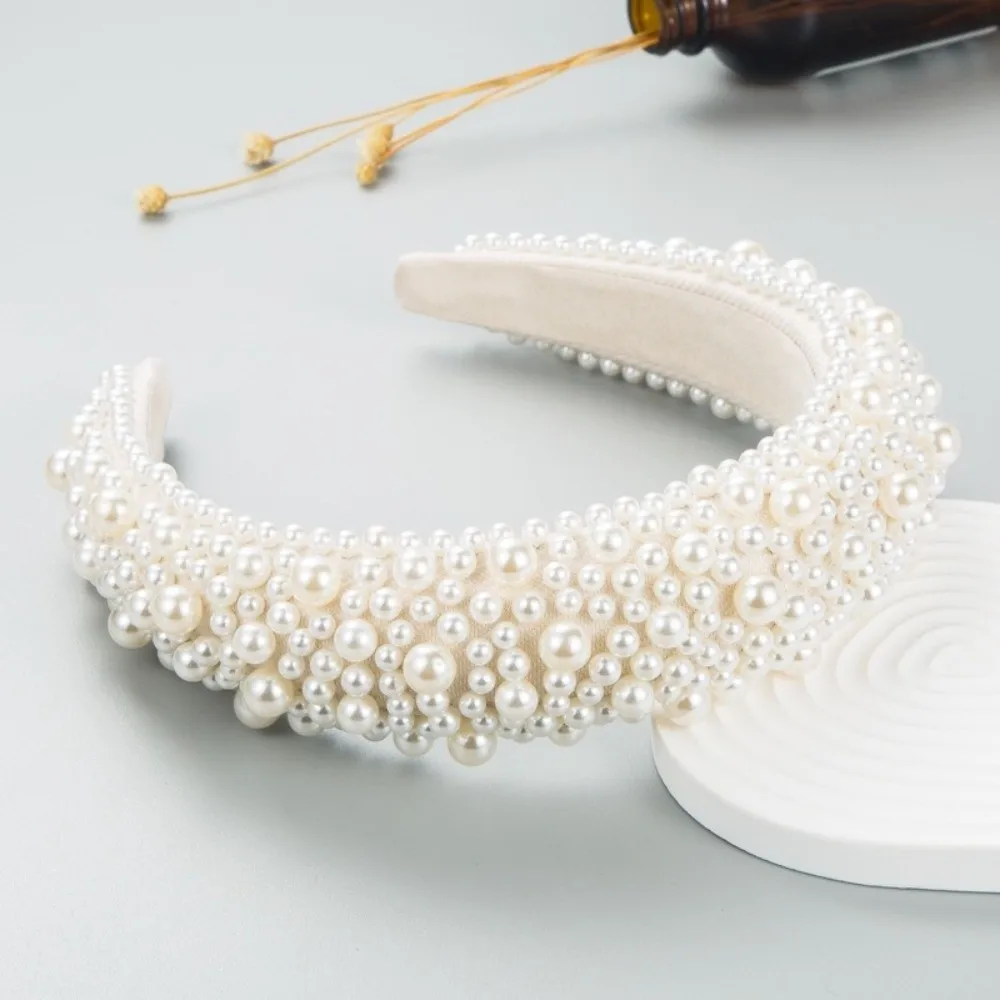 Luxury Women Headbands Baroque Thick Sponge Padded Head Hoop Multicolor Pearls Party Headpiece Hair Accessories
Luxury Women Headbands Baroque Thick Sponge Padded Head Hoop Multicolor Pearls Party Headpiece Hair Accessories