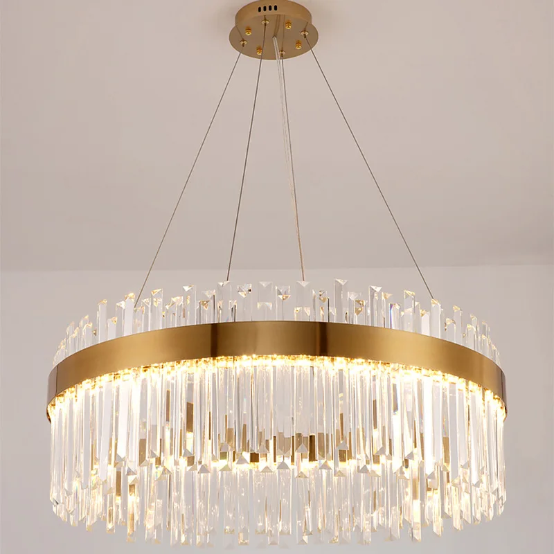 Modern Luxury Chandeliers Crystal Pendant Ceiling Lights for Living Dining Room Kitchen Gold Pendant Light Decor Indoor Lighting
Modern Luxury Chandeliers Crystal Pendant Ceiling Lights for Living Dining Room Kitchen Gold Pendant Light Decor Indoor Lighting