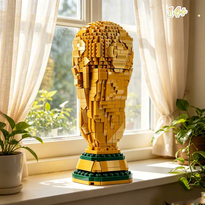 Hot Seals Soccer Football Trophy Assembly Model Building Blocks Collectible Desktop MOC Party DIY Toy Christmas Gift for Adults
Hot Seals Soccer Football Trophy Assembly Model Building Blocks Collectible Desktop MOC Party DIY Toy Christmas Gift for Adults