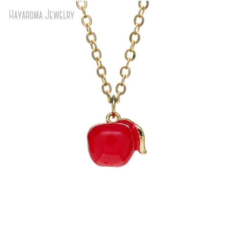 2Pcs Plant Food Fruit Apple Enamel Copper Chain Wholesale Jewelry Gold Color Metal Necklace NM51693
2Pcs Plant Food Fruit Apple Enamel Copper Chain Wholesale Jewelry Gold Color Metal Necklace NM51693