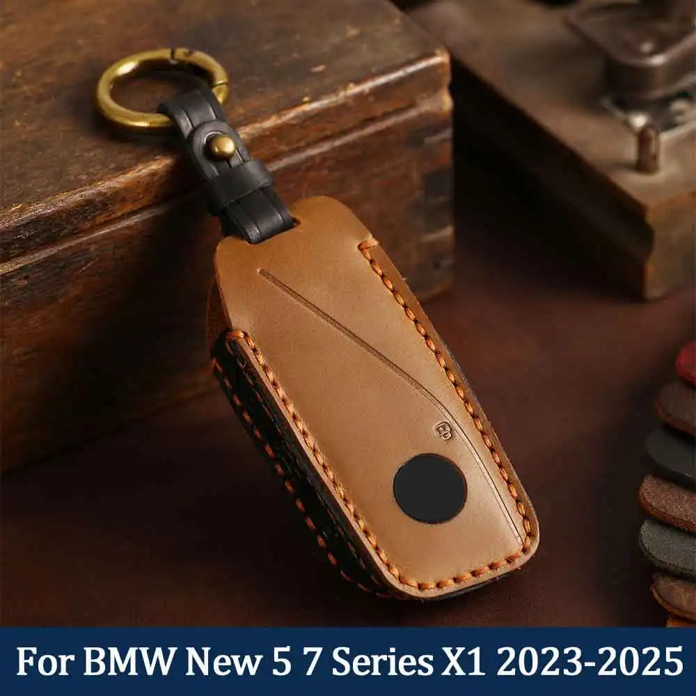 Leather Key Fob Cover For BMW New 5 7 Series X1 X2 X3 2023-2025 Up Retro Style Leather Car Key Cover
Leather Key Fob Cover For BMW New 5 7 Series X1 X2 X3 2023-2025 Up Retro Style Leather Car Key Cover