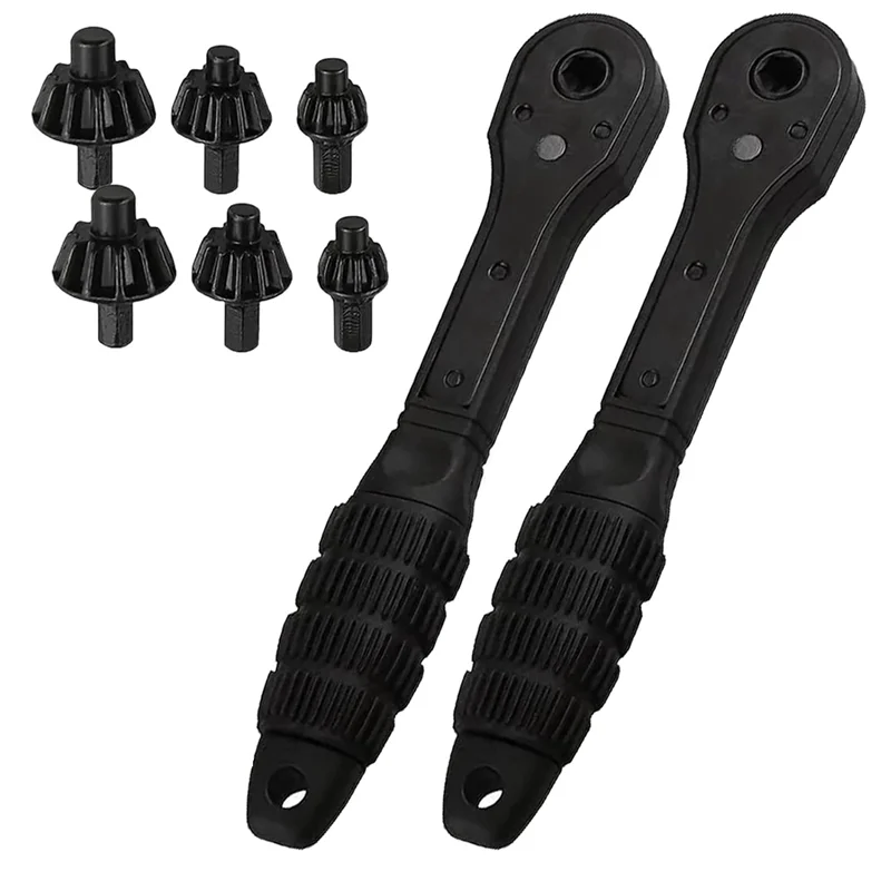 AB13-2 In 1 Drill Chuck Ratchet Spanner, 2-In-1 Ratchet Drill Chuck Key Wrench, 4PCS Iron Drill Wrench, 2 Pack
AB13-2 In 1 Drill Chuck Ratchet Spanner, 2-In-1 Ratchet Drill Chuck Key Wrench, 4PCS Iron Drill Wrench, 2 Pack