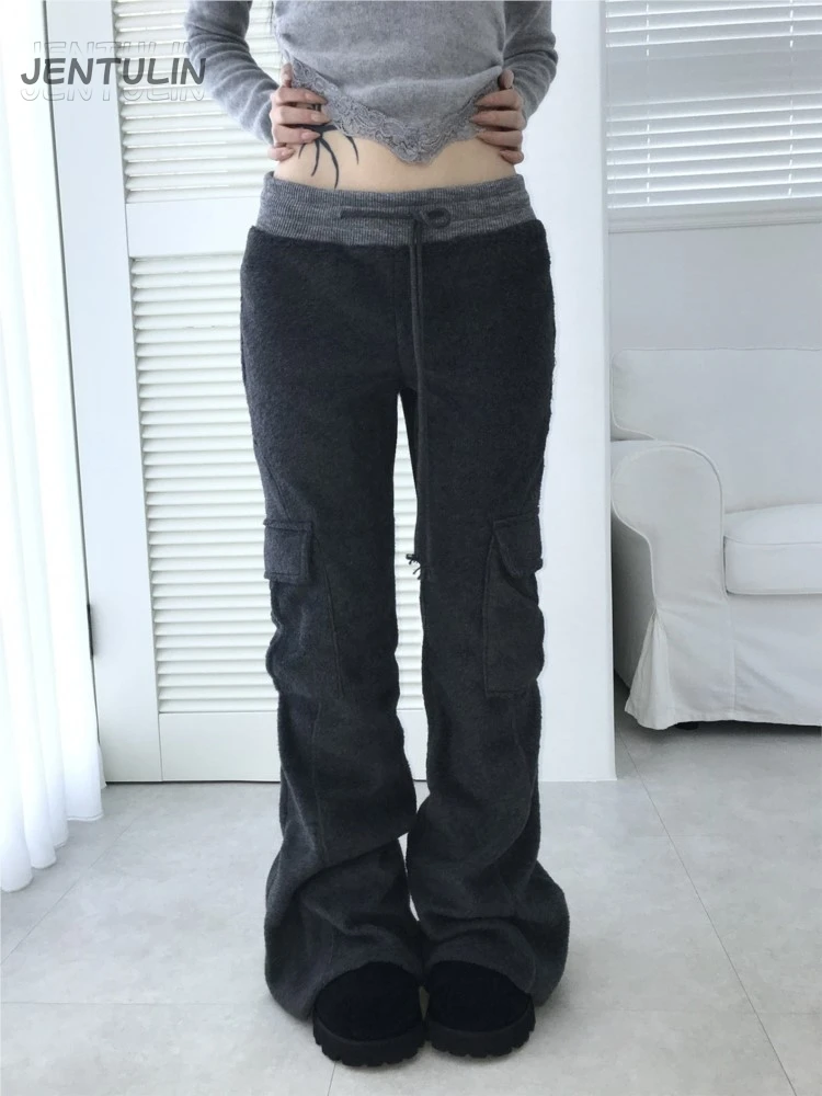 American Street Fashion Workwear Casual Retro Sweatpants Women's Patchwork Color Blo Waist Belt Low Waist Slim Fit Knitted Pants
American Street Fashion Workwear Casual Retro Sweatpants Women's Patchwork Color Blo Waist Belt Low Waist Slim Fit Knitted Pants