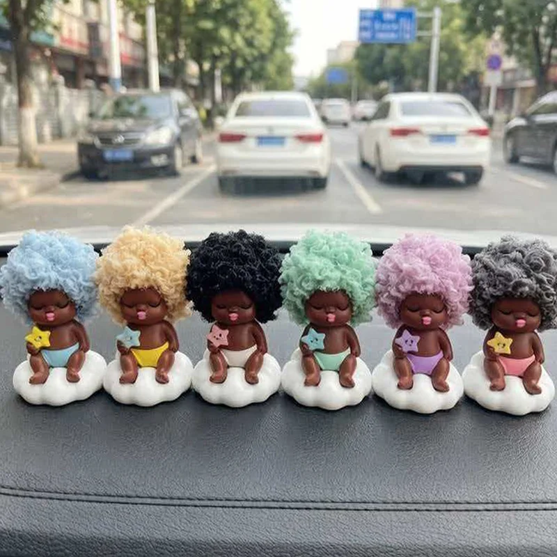 Afro Funky Blind Box Resin Figurine Car Interior Decoration Home Desktop Ornament Multi Color Curly Hair Decor For Car Dashboard
Afro Funky Blind Box Resin Figurine Car Interior Decoration Home Desktop Ornament Multi Color Curly Hair Decor For Car Dashboard