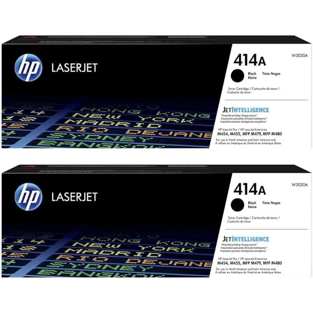 Комплект из 2 черных тонер-картриджей, совместимых с LaserJet Enterprise M455dn, MP M480, Pro M454, MP M479 Series
Комплект из 2 черных тонер-картриджей, совместимых с LaserJet Enterprise M455dn, MP M480, Pro M454, MP M479 Series