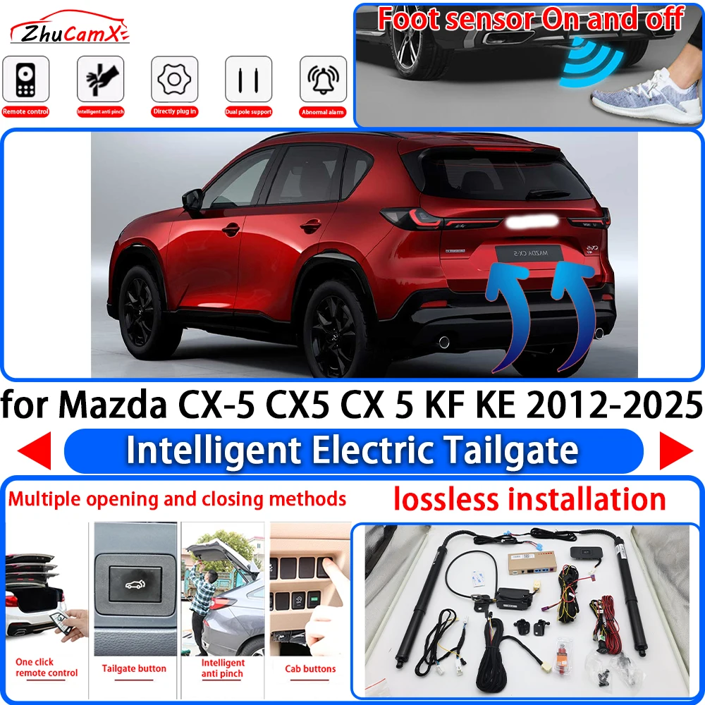 for Mazda CX-5 CX5 CX 5 KF KE 2012-2025 Power Liftgate Trunk Electric Suction Tailgate Intelligent Tail Gate Lift Strut System
for Mazda CX-5 CX5 CX 5 KF KE 2012-2025 Power Liftgate Trunk Electric Suction Tailgate Intelligent Tail Gate Lift Strut System