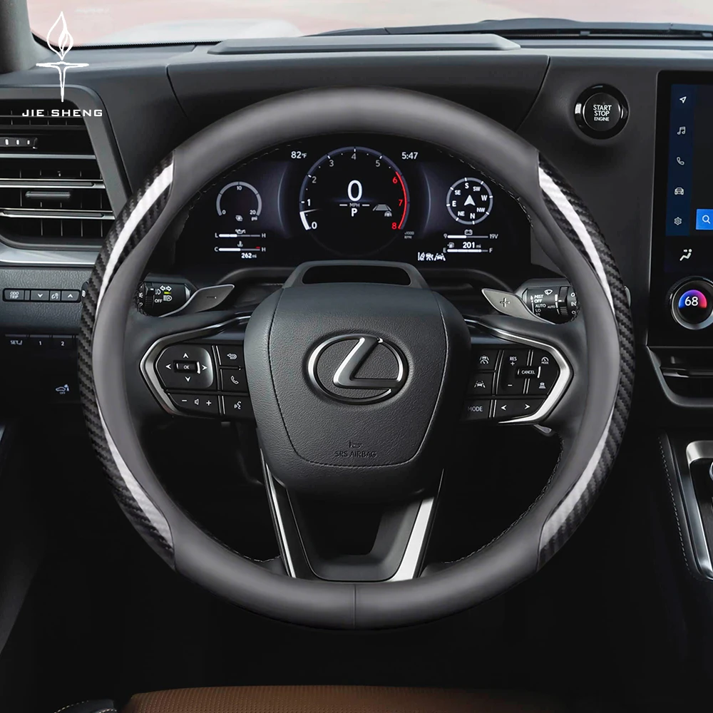 Car Steering Wheel Cover For Lexus CT200h ES300 RX330 RX300 GS300 IS250 IS200 NX RX GS GX IS LS LX RC ES UX Carbon Fiber Leather
Car Steering Wheel Cover For Lexus CT200h ES300 RX330 RX300 GS300 IS250 IS200 NX RX GS GX IS LS LX RC ES UX Carbon Fiber Leather