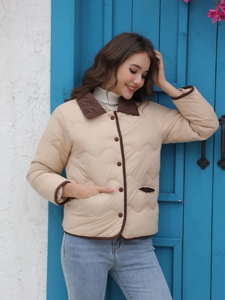 Korean Fashion Women Jackets Cotton-padded Short Stand Collar Jacket Thicken Casual Loose Winter Parkas Elegant Clothes
Korean Fashion Women Jackets Cotton-padded Short Stand Collar Jacket Thicken Casual Loose Winter Parkas Elegant Clothes