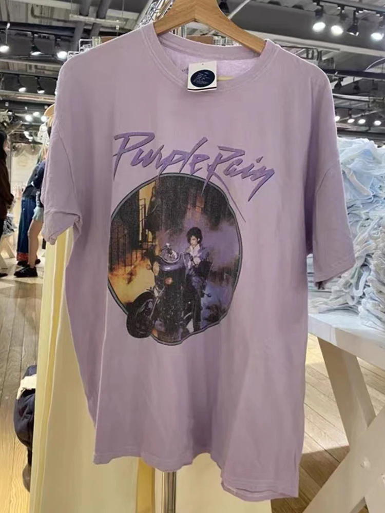 Women Vintage Classic Rock T-shirts 2022 Summer Graphic Print Short Sleeve Loose T Shirt Female Casual Streetwear Oversized Tops
Women Vintage Classic Rock T-shirts 2022 Summer Graphic Print Short Sleeve Loose T Shirt Female Casual Streetwear Oversized Tops