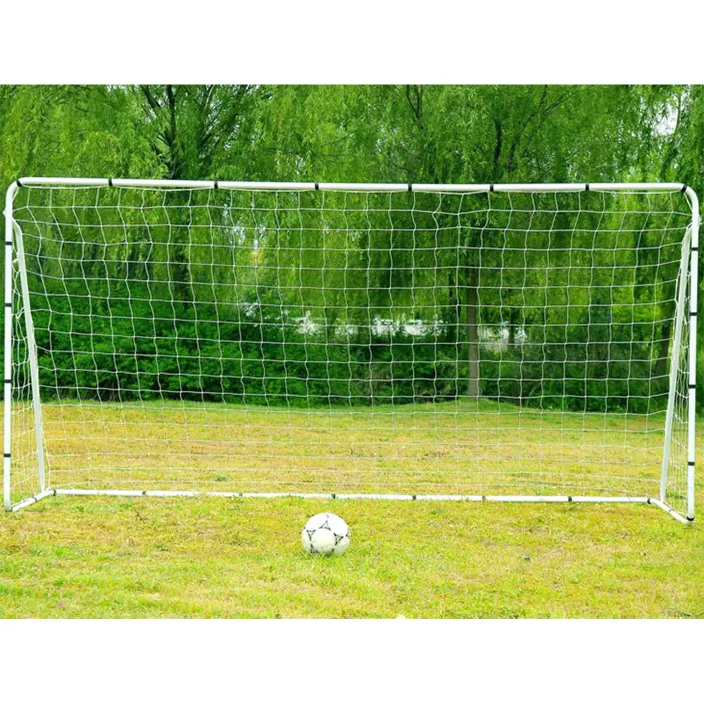 White Steel Tube Soccer Goal Training Set 365x182x120CM - Durable Outdoor Sports Equipment
White Steel Tube Soccer Goal Training Set 365x182x120CM - Durable Outdoor Sports Equipment