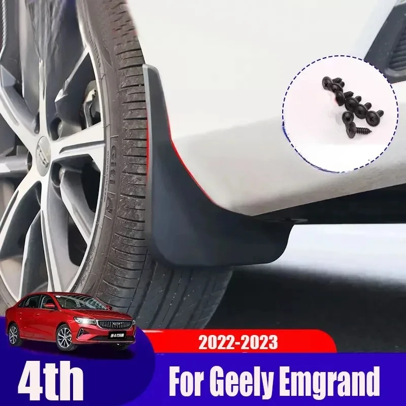 Car Mudguards Plastic Fender Cover Flares Splash Guard Cover Exterior Mud Flaps For Geely Emgrand 4th 2022 2023 Accessories
Car Mudguards Plastic Fender Cover Flares Splash Guard Cover Exterior Mud Flaps For Geely Emgrand 4th 2022 2023 Accessories