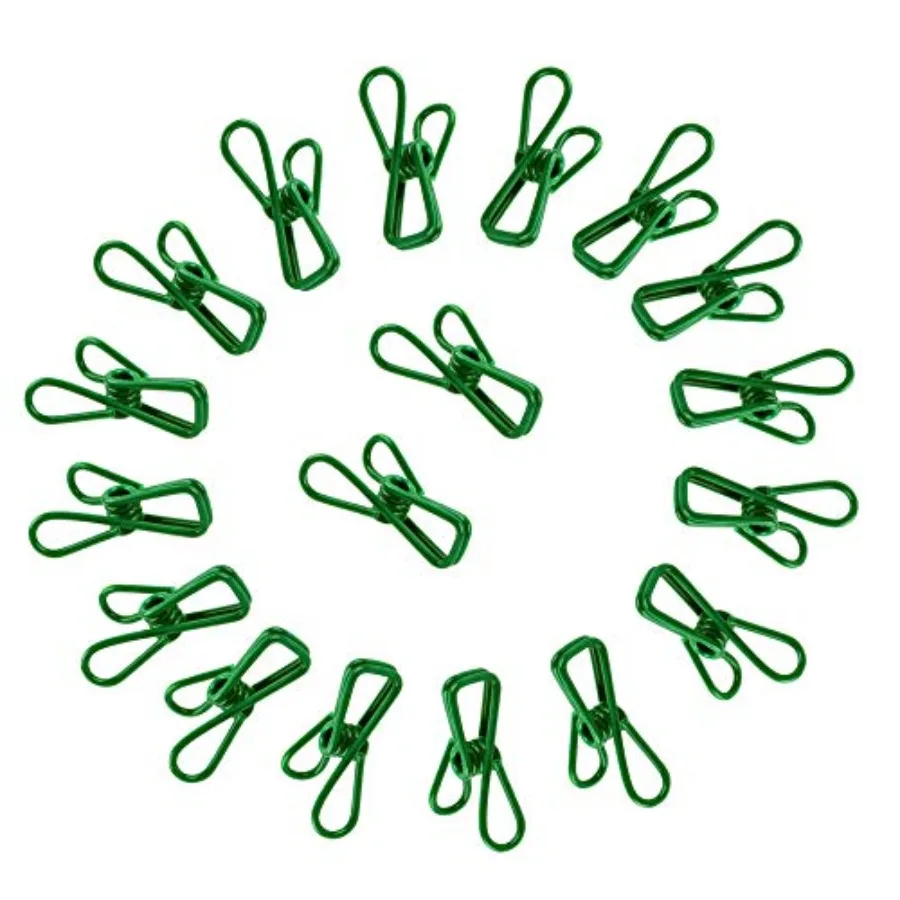 30 Pcs 2 Inch Green Chip Clips, PVC Coating High Elasticity Strength Steel Clothes Pins, Food Clips and Bag Clips
30 Pcs 2 Inch Green Chip Clips, PVC Coating High Elasticity Strength Steel Clothes Pins, Food Clips and Bag Clips