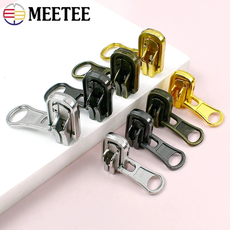 Meetee 5-20Pcs 3#5#8# Double-sided Zippers Slider for Resin Metal Nylon Zipper Clothing Zips Puller Head DIY Sewing Accessories
Meetee 5-20Pcs 3#5#8# Double-sided Zippers Slider for Resin Metal Nylon Zipper Clothing Zips Puller Head DIY Sewing Accessories