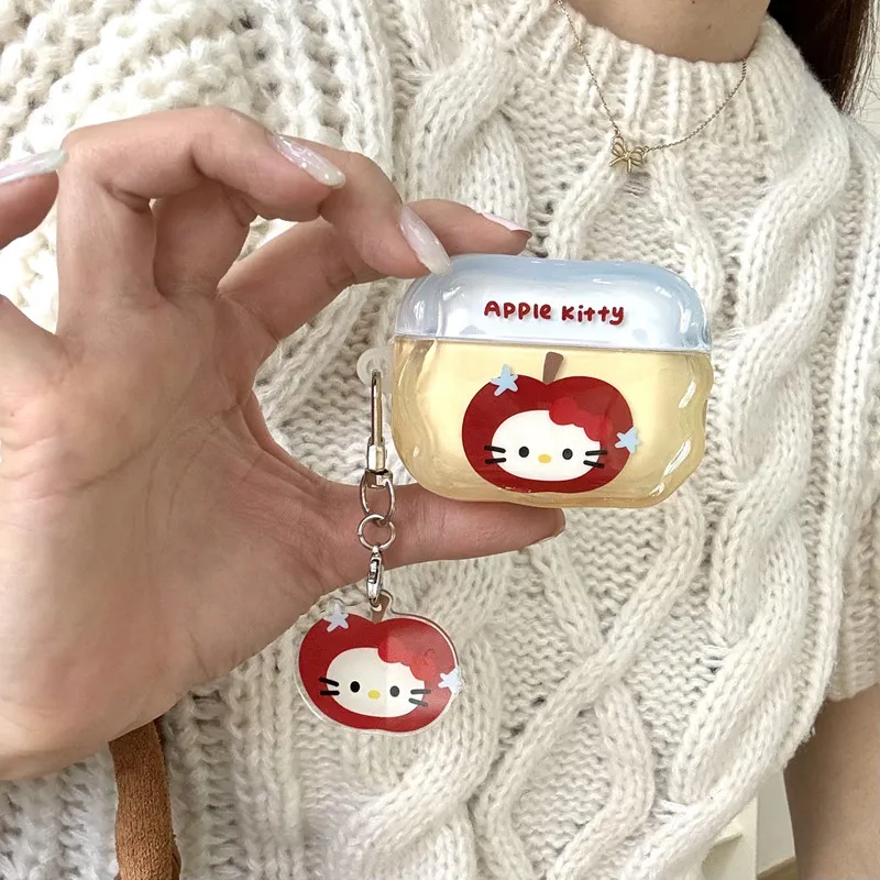 Fruit Apple Kitty Earphone Case for Airpods 4 Pro 2 1 2 3 Pro3 Wireless Bluetooth Headset Protective Cover with Pendant
Fruit Apple Kitty Earphone Case for Airpods 4 Pro 2 1 2 3 Pro3 Wireless Bluetooth Headset Protective Cover with Pendant