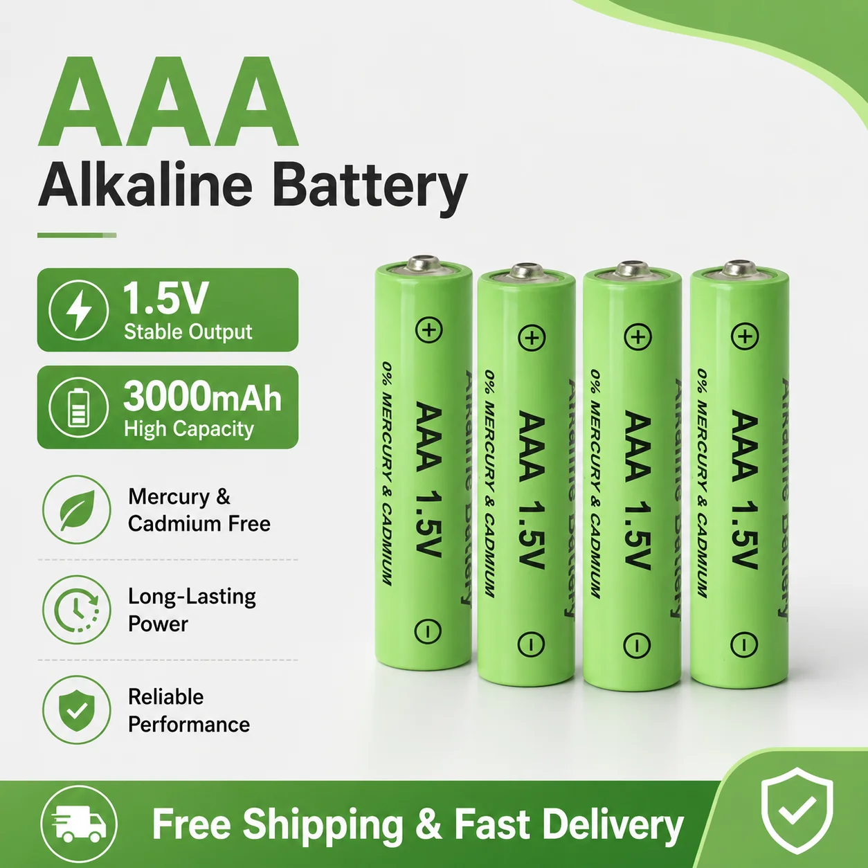 1100mWh 1.5V AAA Rechargeable Lithium Cell USB-C Fast Charge Kit for Daily Electronic Toys Flashlights
1100mWh 1.5V AAA Rechargeable Lithium Cell USB-C Fast Charge Kit for Daily Electronic Toys Flashlights