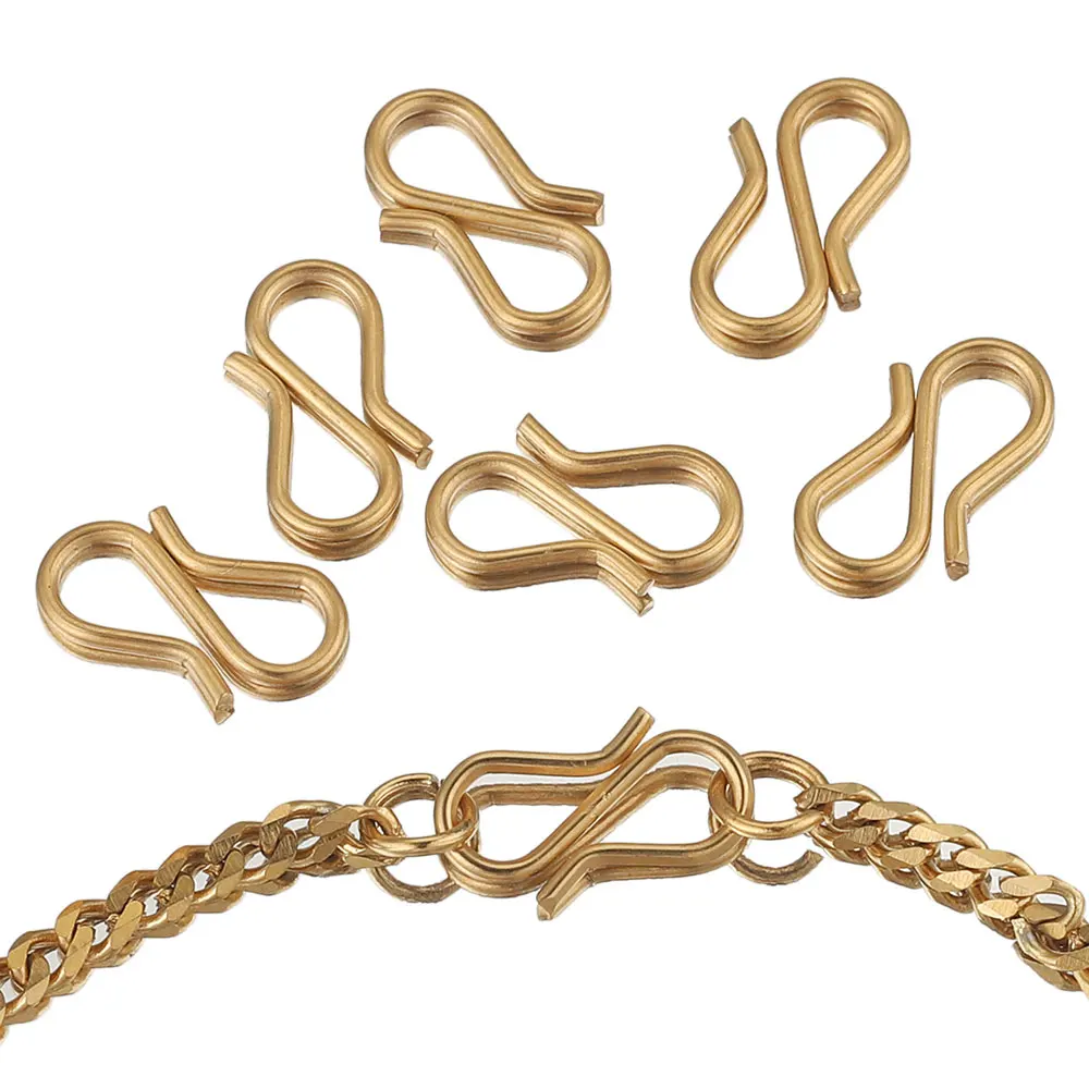 20pcs/lot Stainless Steel Simple S Shape Clasps Hooks Gold End Clasp Conectors for Jewelry Making Necklace Bracelet Wholesale
20pcs/lot Stainless Steel Simple S Shape Clasps Hooks Gold End Clasp Conectors for Jewelry Making Necklace Bracelet Wholesale