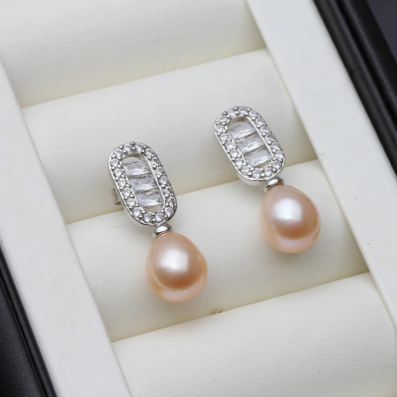 Real 925 Silver Pink Pearl Earrings For Women,Beautiful Natural Freshwater Pearl Earring Wife Mother Birthday Gift
Real 925 Silver Pink Pearl Earrings For Women,Beautiful Natural Freshwater Pearl Earring Wife Mother Birthday Gift