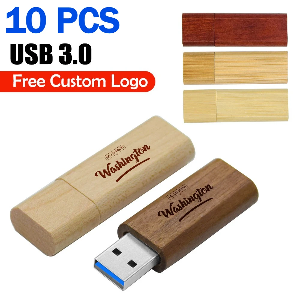 10 PCS 3.0 High Speed Wooden Bamboo Flash Drive Pen Driver Wood Pendrive 4GB 8GB 16GB 32GB 64GB Creativo 1PCS Free Logo
10 PCS 3.0 High Speed Wooden Bamboo Flash Drive Pen Driver Wood Pendrive 4GB 8GB 16GB 32GB 64GB Creativo 1PCS Free Logo
