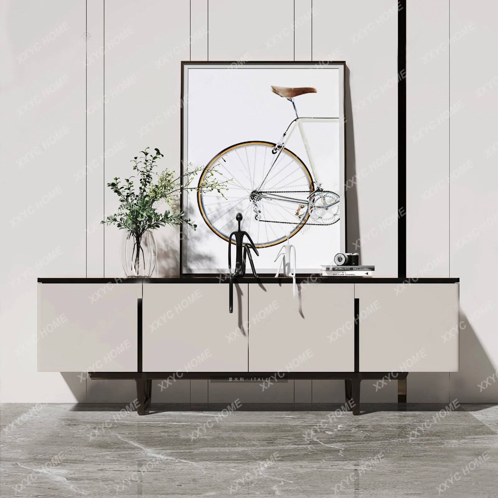 Simple and modern meal side tea storage storage paint side cabinet customization
Simple and modern meal side tea storage storage paint side cabinet customization