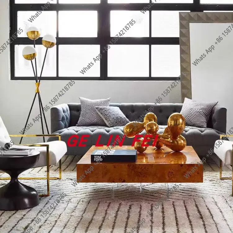 X25 French Medieval Style Tree Tumor Veneer Parquet Coffee Table Italian Light Luxury Acrylic Transparent Suspended Coffee Table
X25 French Medieval Style Tree Tumor Veneer Parquet Coffee Table Italian Light Luxury Acrylic Transparent Suspended Coffee Table
