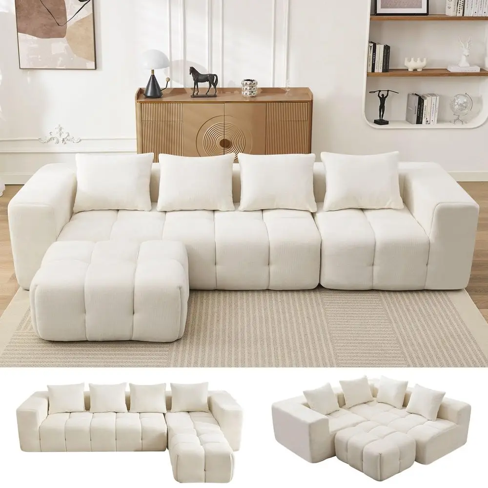 Boneless Couch, Cloud Sectional Couch with Deep Seat, HighDensity Memory Foam and Chaise, Sectional L Shaped Sofa, Boneless Cou
Boneless Couch, Cloud Sectional Couch with Deep Seat, HighDensity Memory Foam and Chaise, Sectional L Shaped Sofa, Boneless Cou