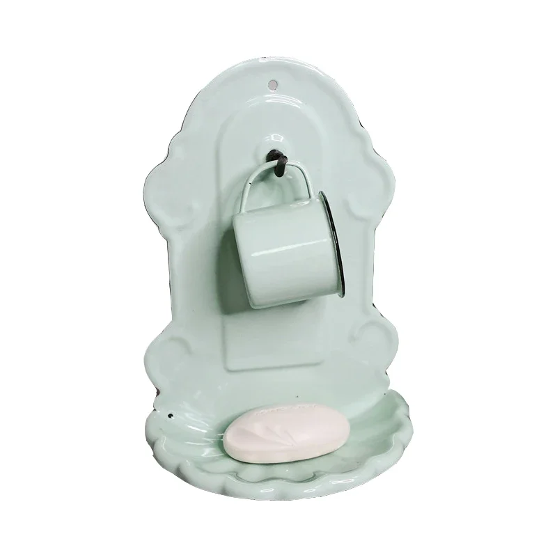 Handmade Enamel Vintage Embossed Soap Holder with Hook Tooth-Brushing Cup Wall Hanging Bathroom Accessories Sets
Handmade Enamel Vintage Embossed Soap Holder with Hook Tooth-Brushing Cup Wall Hanging Bathroom Accessories Sets