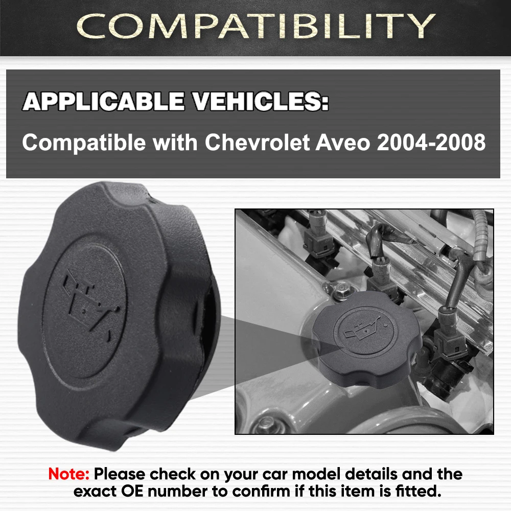 96413100 Крышка заливной горловины моторного масла для Chevrolet Aveo 2004 2005 2006 2007 2008, черные аксессуары
96413100 Крышка заливной горловины моторного масла для Chevrolet Aveo 2004 2005 2006 2007 2008, черные аксессуары