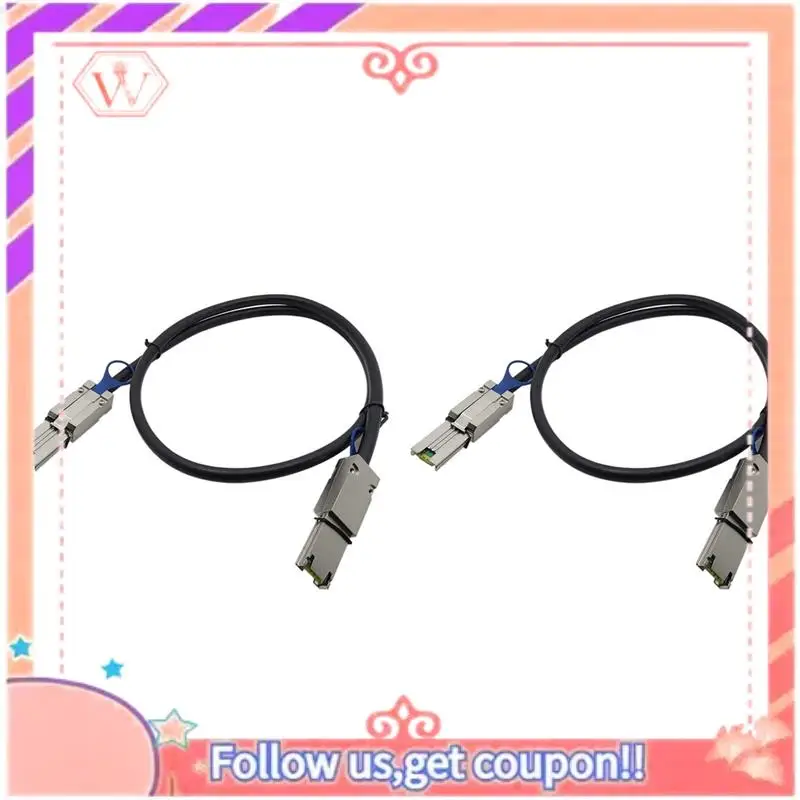 Upgraded 2X MINI SAS 26Pin SFF-8088 To SFF-8088 Hard Disk Server High-Speed Transmission Cable 3.33TF/1M
Upgraded 2X MINI SAS 26Pin SFF-8088 To SFF-8088 Hard Disk Server High-Speed Transmission Cable 3.33TF/1M