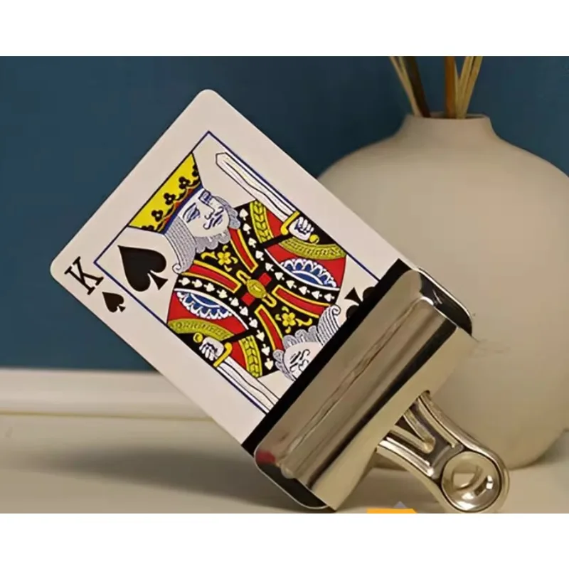 Mystery Clip by J.C Magic Chosen Card Prediction Magic Trick, Close-Up Mentalism Gimmick Props
Mystery Clip by J.C Magic Chosen Card Prediction Magic Trick, Close-Up Mentalism Gimmick Props