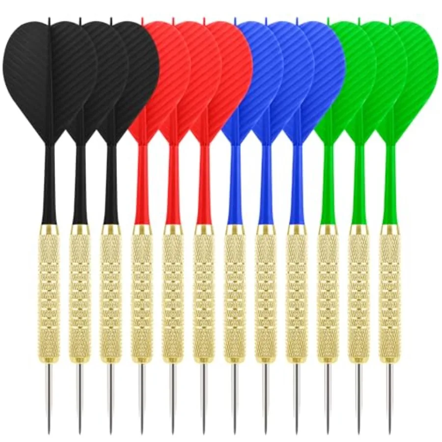 Steel Tip Darts, 12 Pack Metal Tip Dart Set, Darts Metal Tip Set, Metal Darts for Dartboard
Steel Tip Darts, 12 Pack Metal Tip Dart Set, Darts Metal Tip Set, Metal Darts for Dartboard