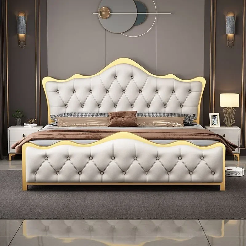 Double Unique Floor Bedroom Beds Upholstered Luxury French Family Bed Frames 180x200cm Minimalist King Home Bedroom Furniture
Double Unique Floor Bedroom Beds Upholstered Luxury French Family Bed Frames 180x200cm Minimalist King Home Bedroom Furniture