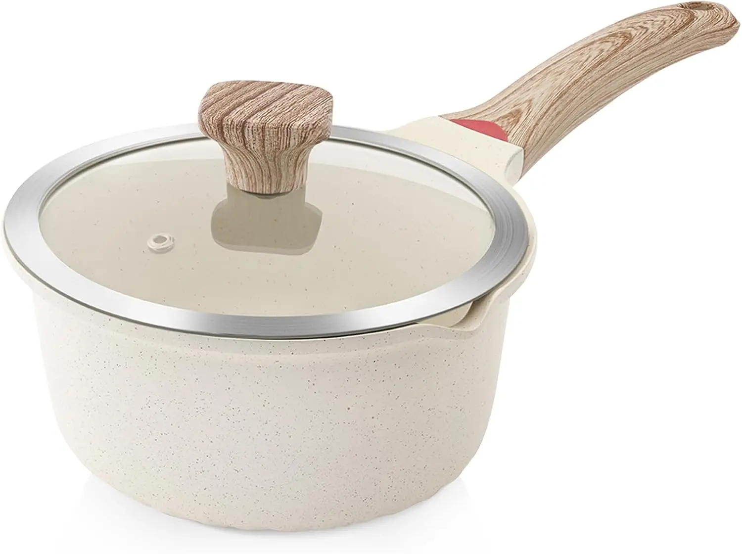 Nonstick Saucepan with Lid, 3QT Sauce Pan with Stay Cool Handle, Non Stick Small Cooking Pots Induction pot, Dishwasher Safe
Nonstick Saucepan with Lid, 3QT Sauce Pan with Stay Cool Handle, Non Stick Small Cooking Pots Induction pot, Dishwasher Safe