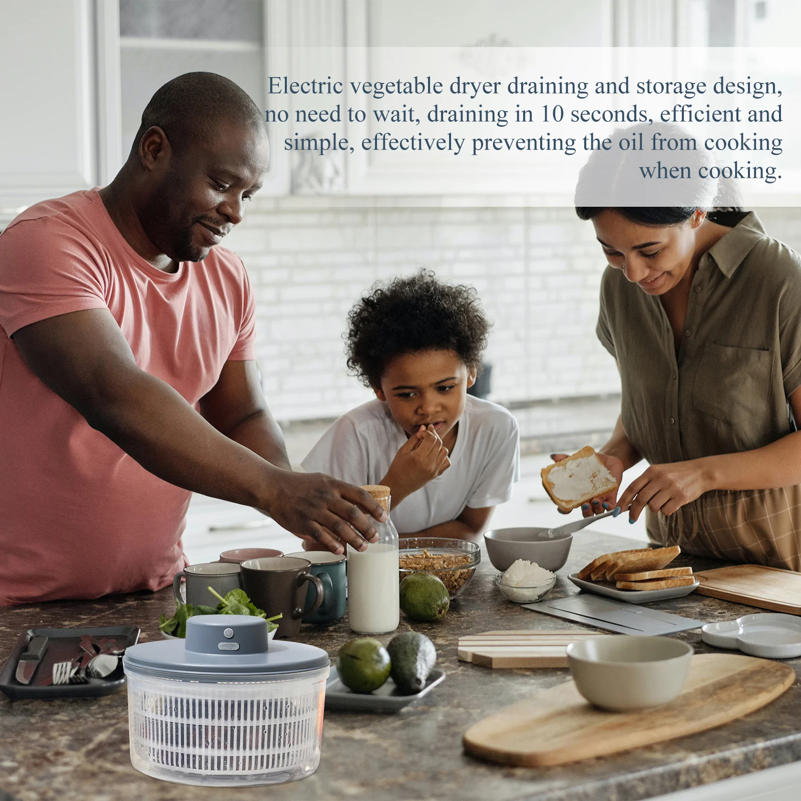 1Pcs Electric Vegetable Dehydrator Plastic Fruit Salad Dryer for Kitchen Home Restaurant Fast Draining Basket Fruit Drain Basket
1Pcs Electric Vegetable Dehydrator Plastic Fruit Salad Dryer for Kitchen Home Restaurant Fast Draining Basket Fruit Drain Basket