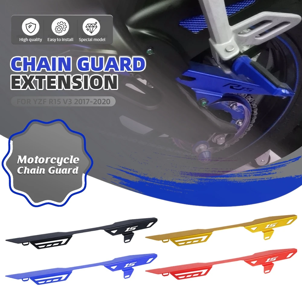 Motorcycle Accessories Sprocket Cover Chain Guard Protector New Chain Guard Extension For Yamaha YZF R15 V3 2017-2020 2019 2018
Motorcycle Accessories Sprocket Cover Chain Guard Protector New Chain Guard Extension For Yamaha YZF R15 V3 2017-2020 2019 2018