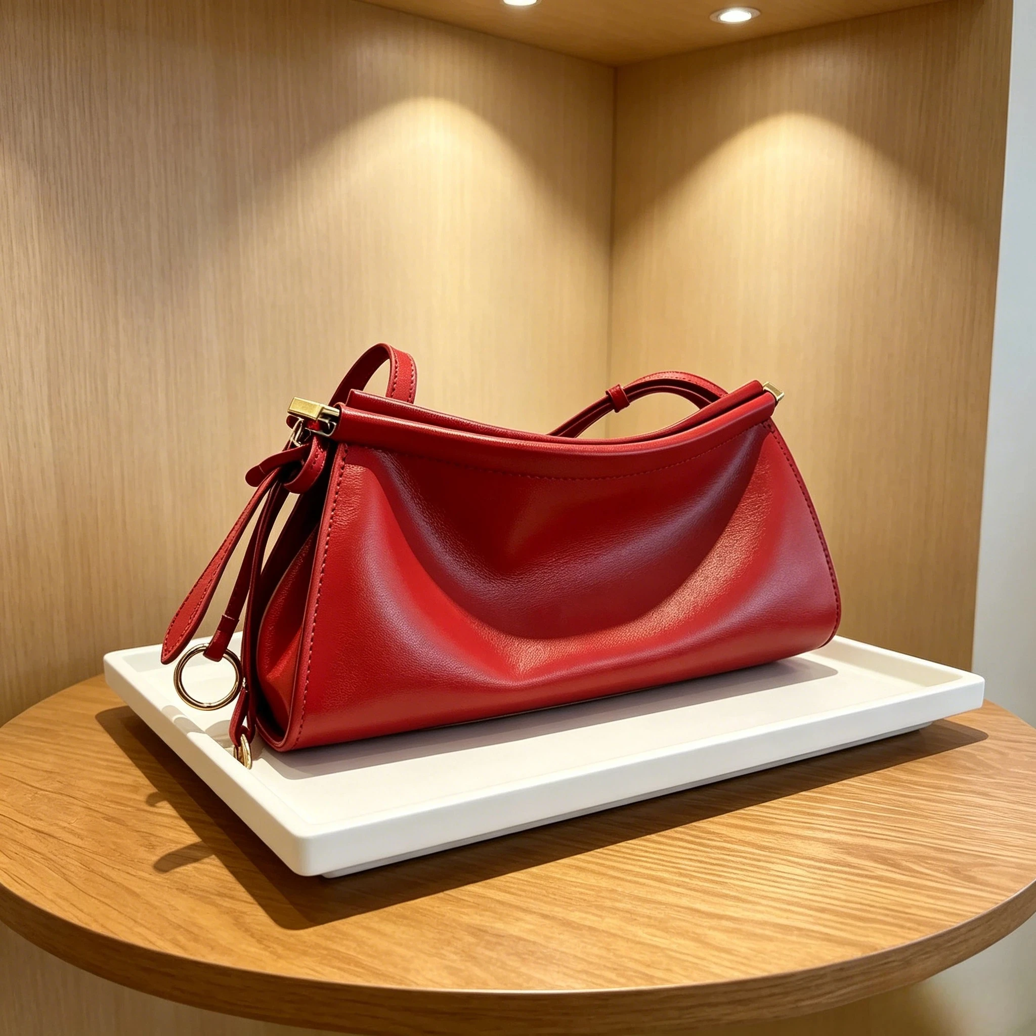 Elegant Women Underarm Handbag Crafted from Premium Genuine Leather, Soft Glossy Surface with Open-Top Structure, Trendy Street Style Design, Convertible for Shoulder or Crossbody Wear for Daily Casual Use
Elegant Women Underarm Handbag Crafted from Premium Genuine Leather, Soft Glossy Surface with Open-Top Structure, Trendy Street Style Design, Convertible for Shoulder or Crossbody Wear for Daily Casual Use
