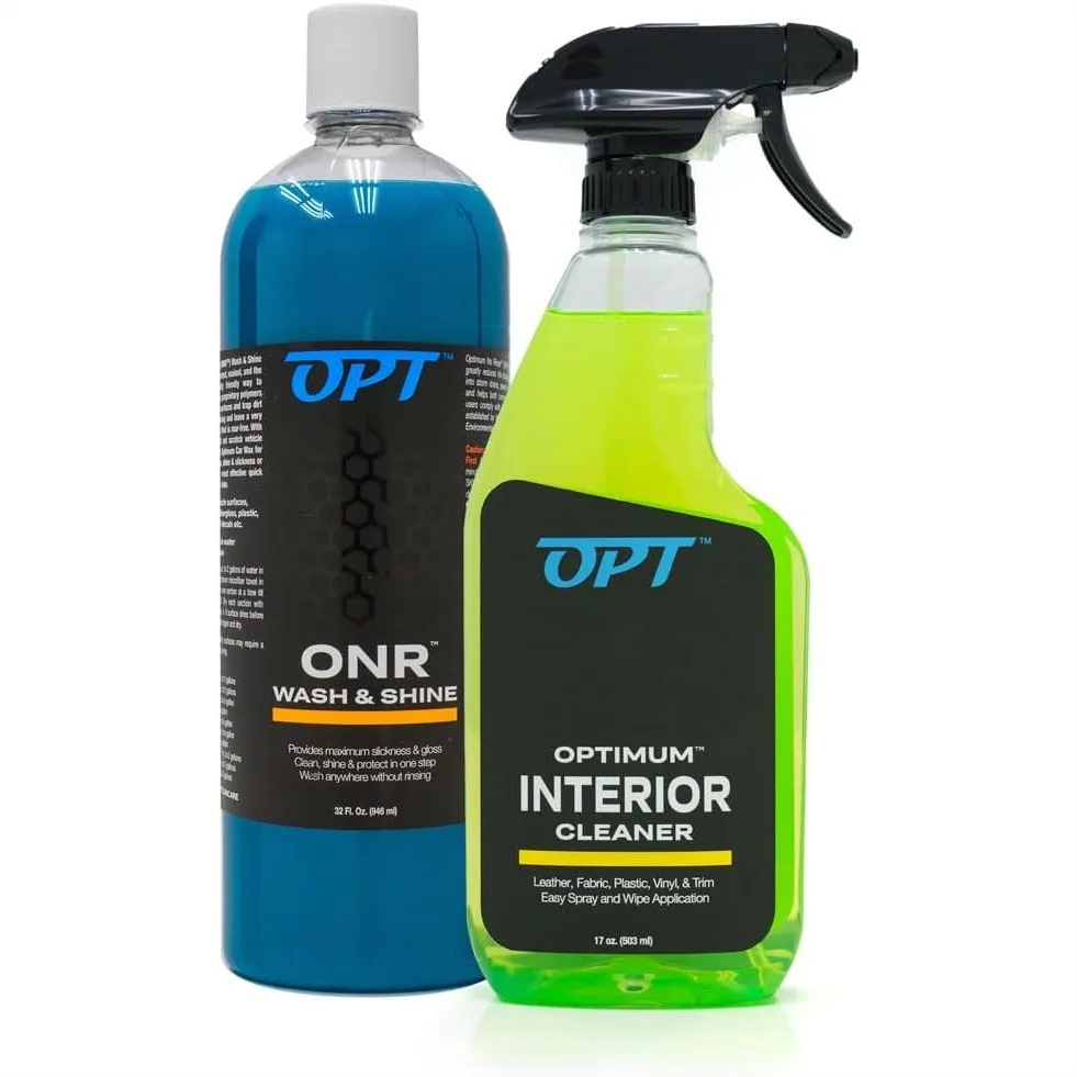Rinseless Car Wash Bundle - ONR V5 (32 oz) & Interior Cleaner (17 oz) for Leather, Upholstery, Carpet
Rinseless Car Wash Bundle - ONR V5 (32 oz) & Interior Cleaner (17 oz) for Leather, Upholstery, Carpet