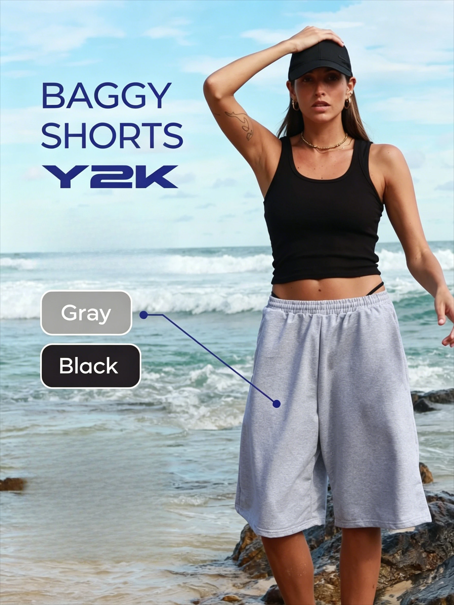 Jogging Summer Casual Basketball Y2K Harajuku Casual Pants Loose Fit! Y2K Street Punk Trendy Sweatpants/Shorts Baggy Sports
Jogging Summer Casual Basketball Y2K Harajuku Casual Pants Loose Fit! Y2K Street Punk Trendy Sweatpants/Shorts Baggy Sports