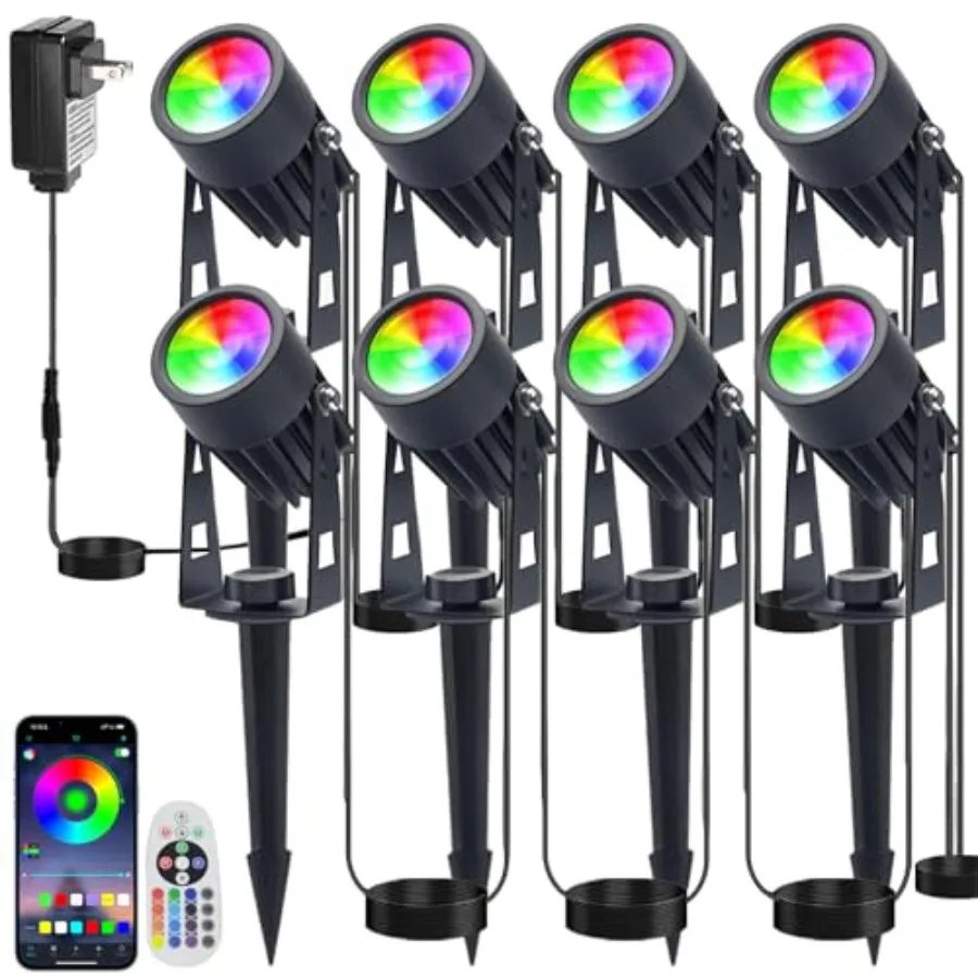 Smart RGB Low Voltage LED Spotlights APP and Remote Control Synchronous Dimming Lighting System IP65 Waterproof 16 Million Colo
Smart RGB Low Voltage LED Spotlights APP and Remote Control Synchronous Dimming Lighting System IP65 Waterproof 16 Million Colo