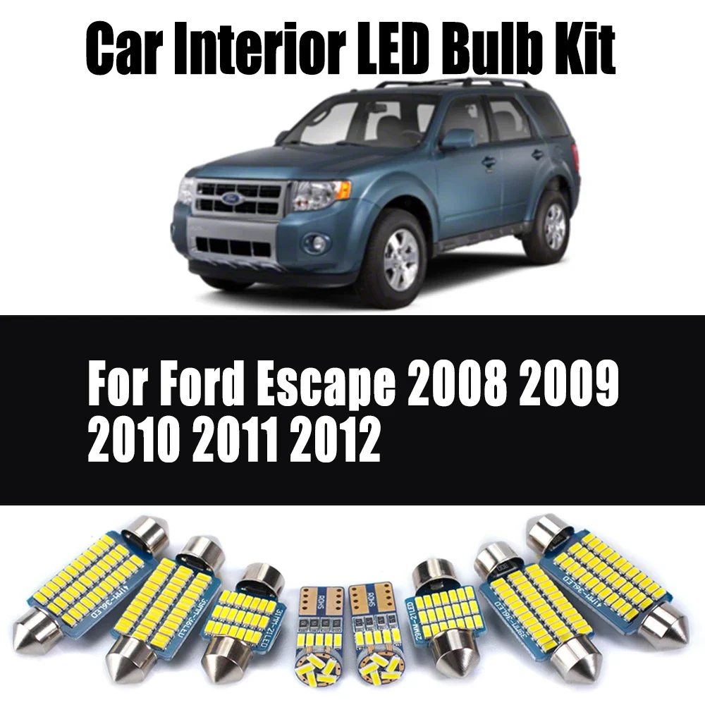13Pcs Car Accessories LED Interior Reading Trunk Light Kit Canbus For Ford Escape 2008 2009 2010 2011 2012 License Plate Lamp
13Pcs Car Accessories LED Interior Reading Trunk Light Kit Canbus For Ford Escape 2008 2009 2010 2011 2012 License Plate Lamp
