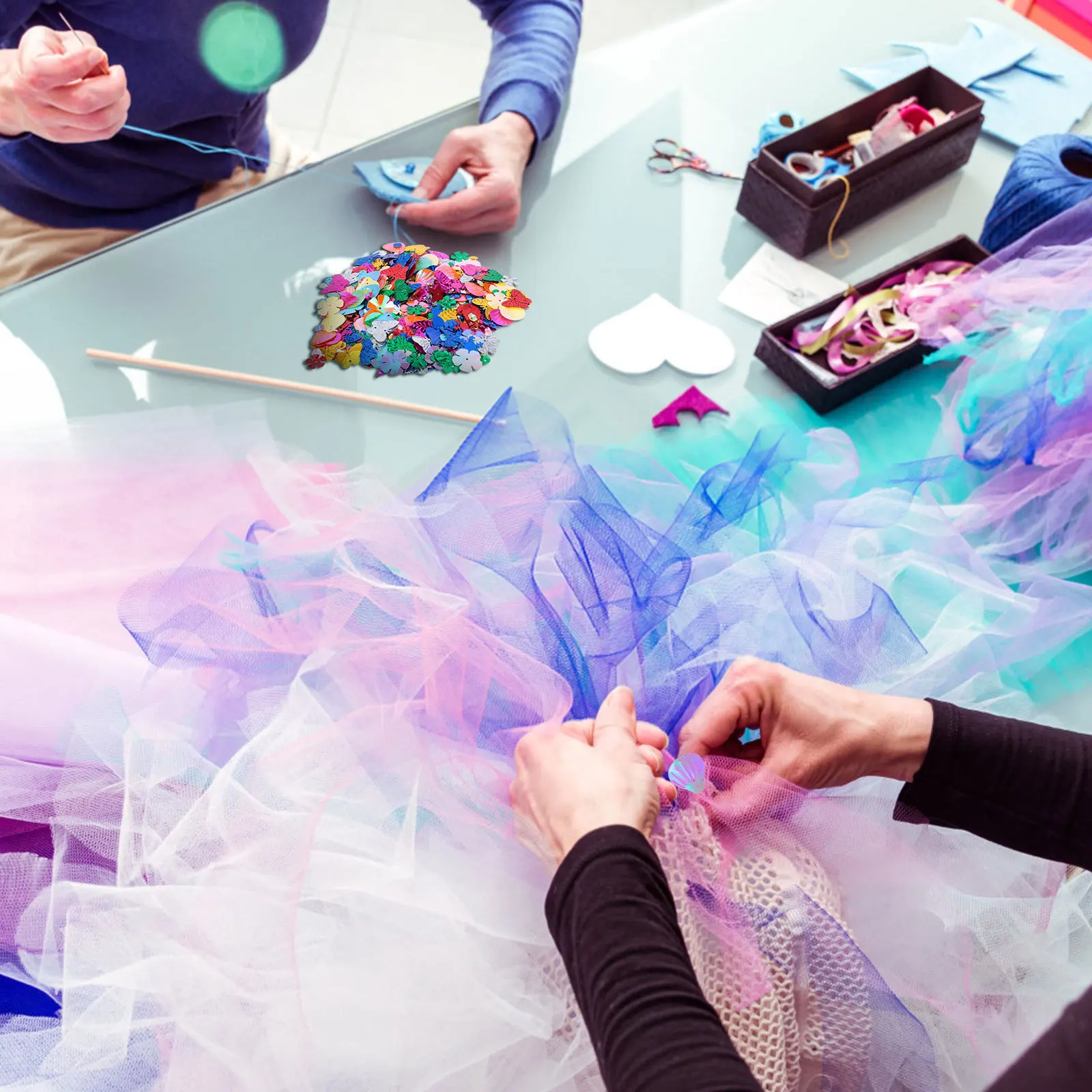 2 Packs Colorful Metal Sequins Paillettes For Diy Sewing Craft Decor Handmade Ornament Sensory Development Activity Parts
2 Packs Colorful Metal Sequins Paillettes For Diy Sewing Craft Decor Handmade Ornament Sensory Development Activity Parts